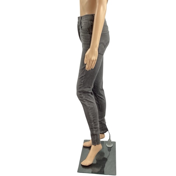 Levi’s Mile High Super Skinny Jeans Gray Wash Size 26 - Picture 4 of 7